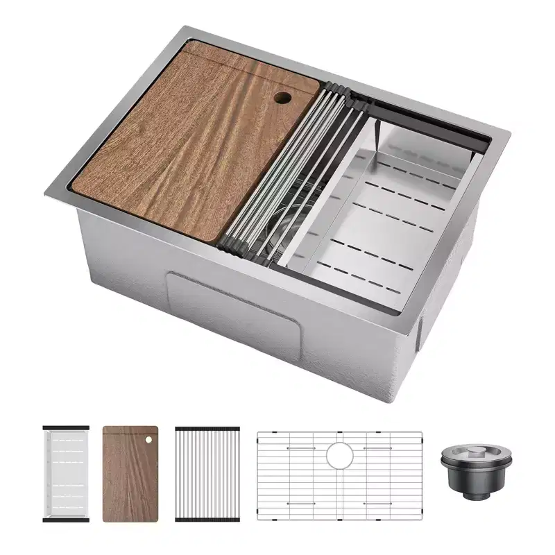 Undermount Stainless Steel Kitchen Sink, Single Bowl