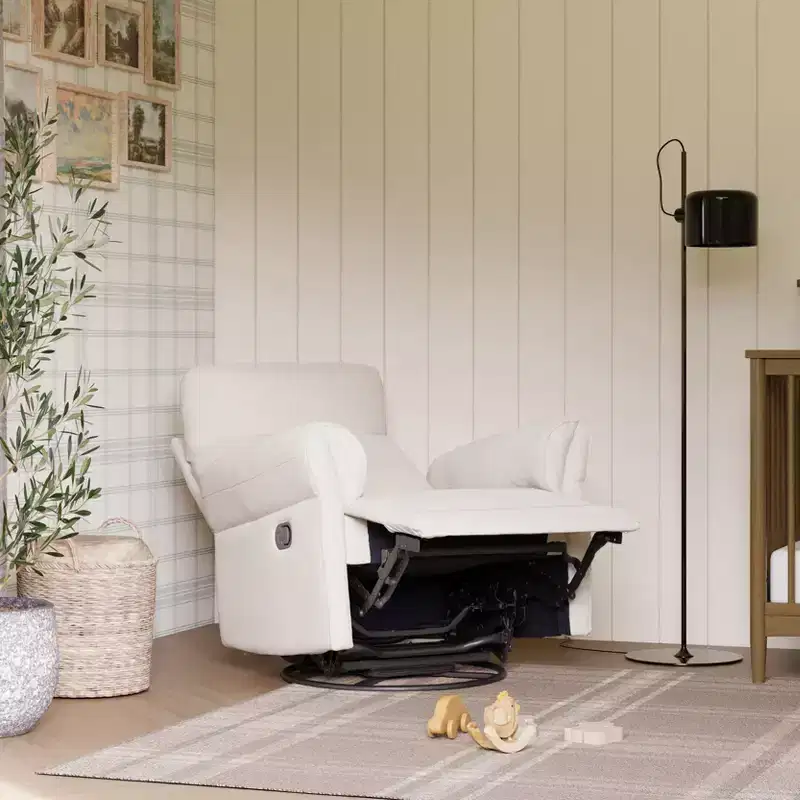 Recliner and Swivel Glider with Adjustable Headrest and Armrests