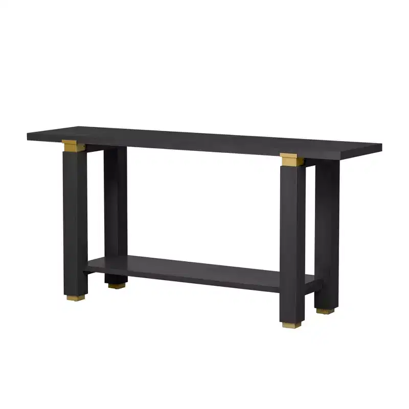 Pine & MDF Console Table with Storage Shelf 30.1''H x 63''W x 15.7''D