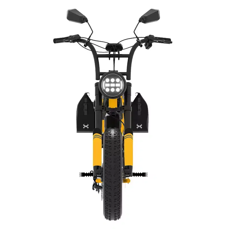 Hover 1 Adult Altai Pro R750 20" Step-Over Electric Cruiser Bike - Yellow