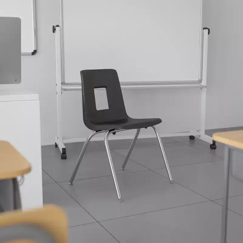 Student Stack School Chair, 16-Inch, Stackable, for Classroom and Daycare