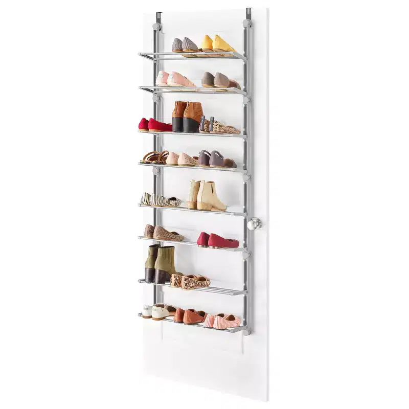 Whitmor 8 Tier Shoe Rack Gray