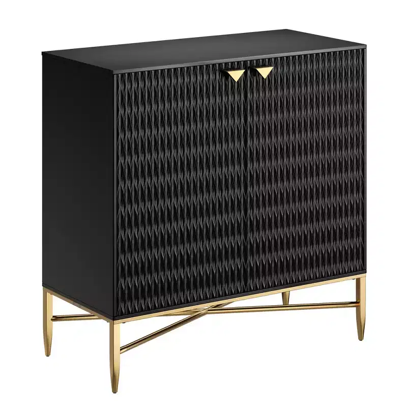 CLIHOME 15.75-in W x 32.87-in H MDF 2 Doors Freestanding Utility Storage Cabinet