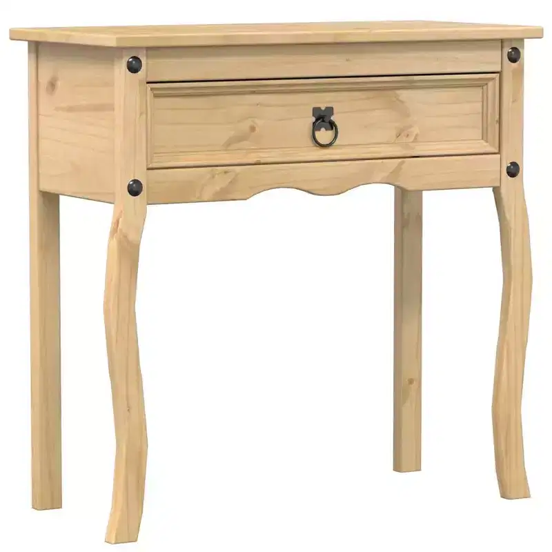 Table Corona 28.7x13.8x28.7 Solid Wood Pine
