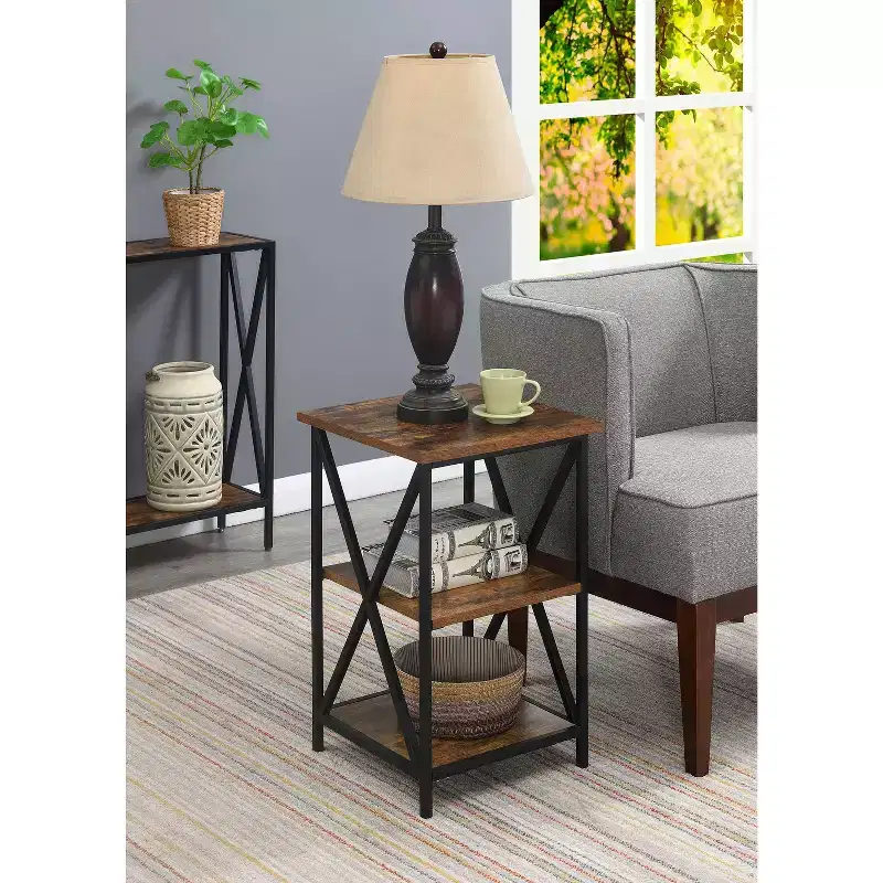 Rectangle Metal End Table