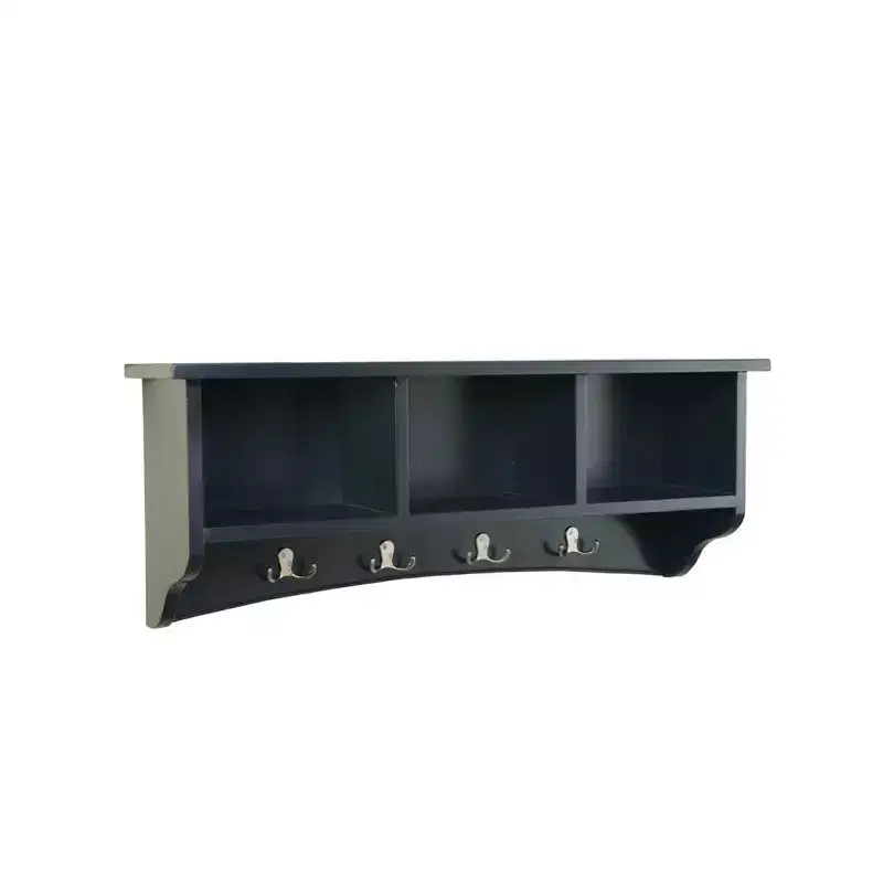 Shaker Cottage Coat Hooks with Storage - Alaterre Furniture