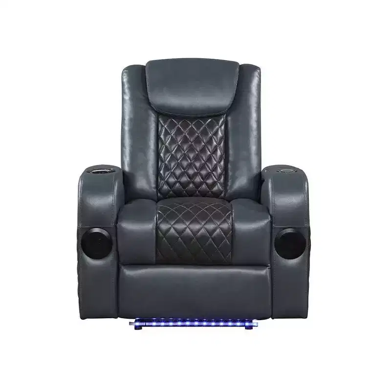 Leather Aire Power Recliner Sofa