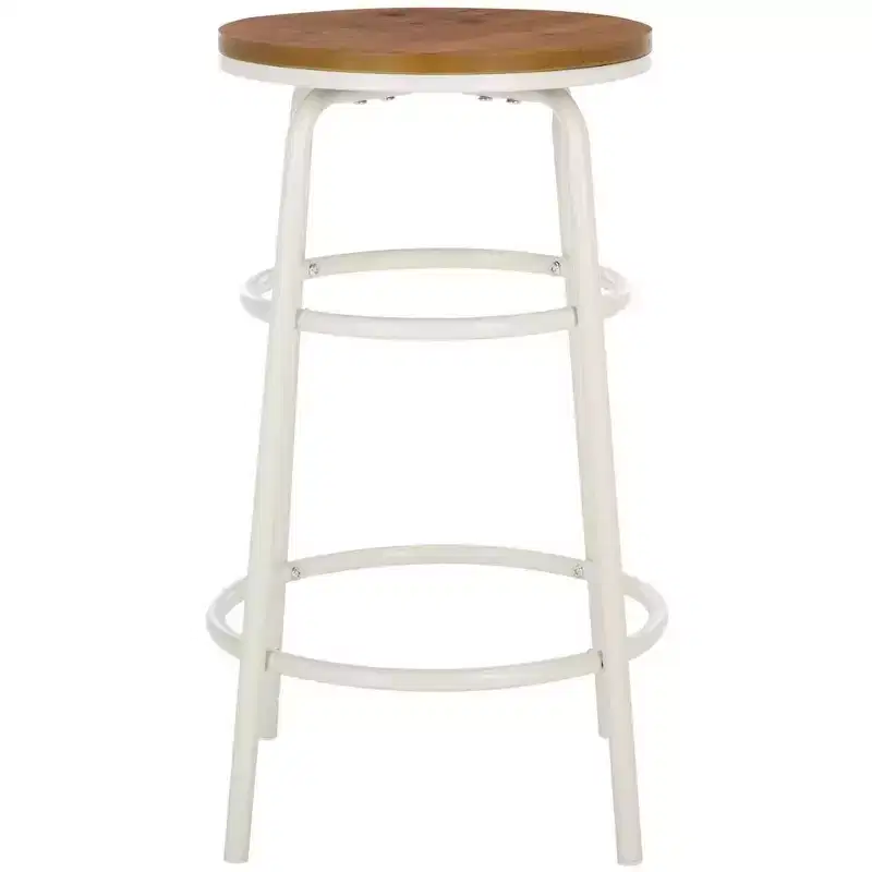 Ford Counter Stool - BST2501 - Natural Brown/White - Safavieh