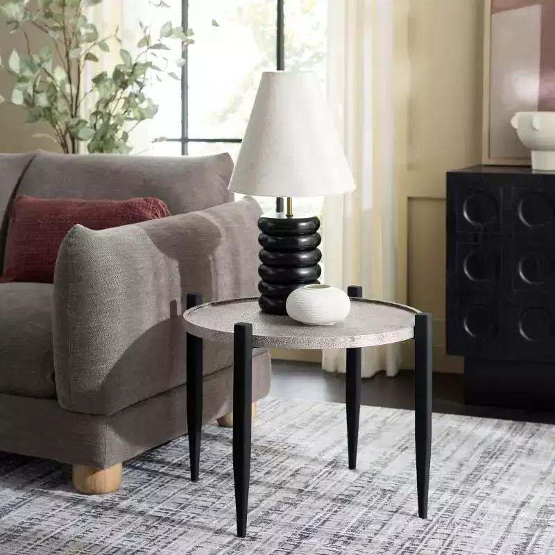 Ringo Accent Table - ACC3240 - Grey/Black - Safavieh