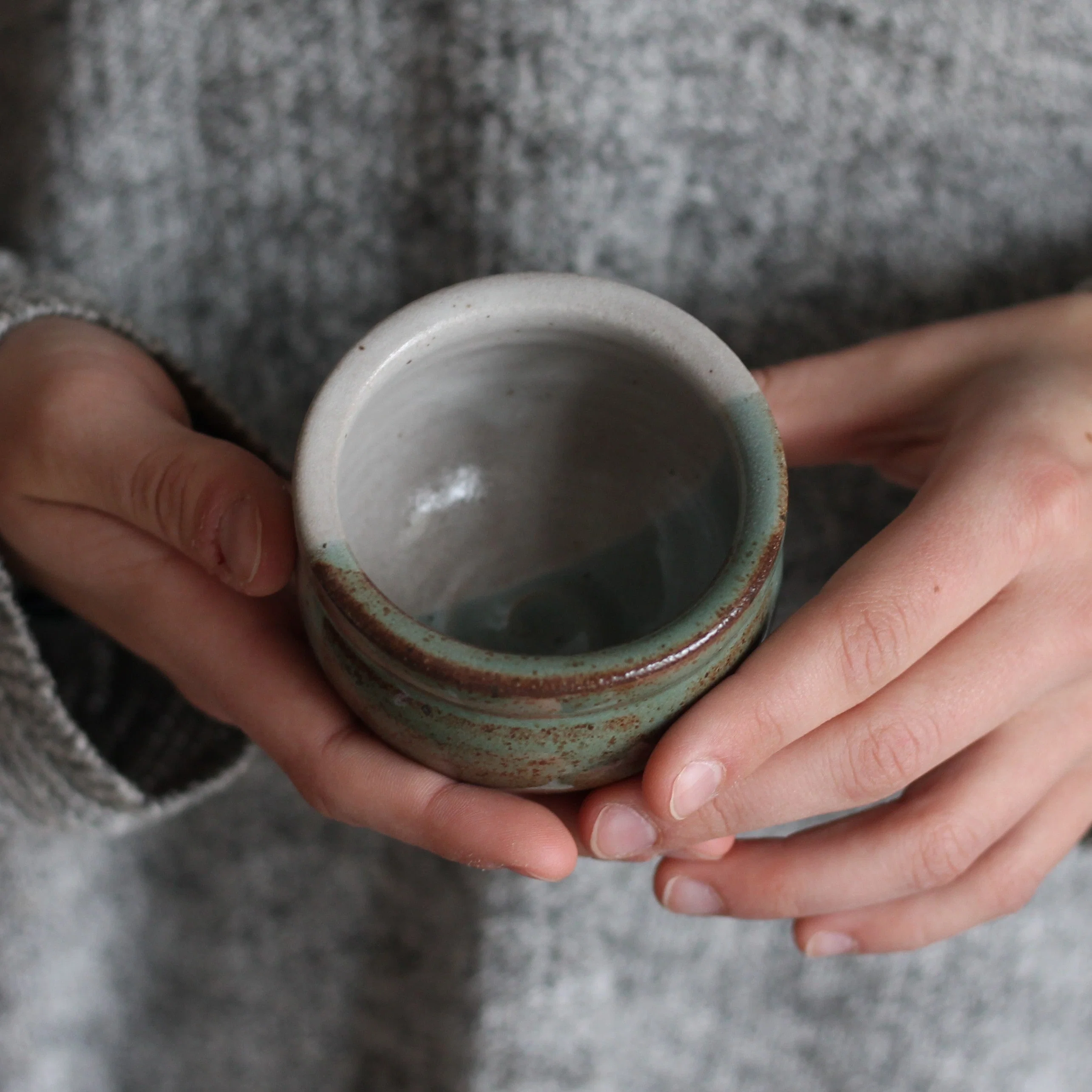 Handmade Mini Ceramic Salt Cellar