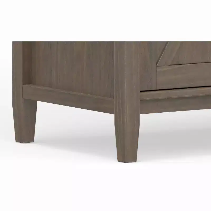 Cantina SOLID WOOD 54 inch Wide Rectangle Transitional Sideboard in Smoky Brown