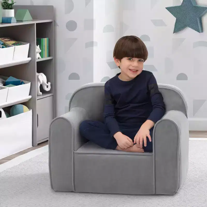 Kids Embroidered Foam Arm Chair