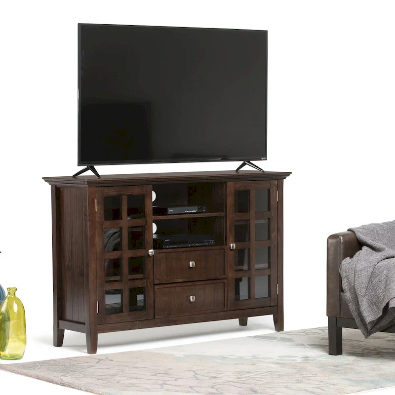 Normandy Solid Wood 53 inch Wide TV Media Stand For TVs up to 60 inches