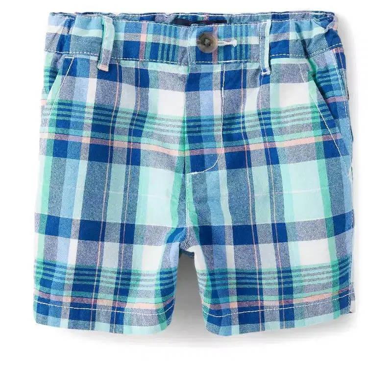 The Children's Place Baby Boys Plaid Chino Shorts