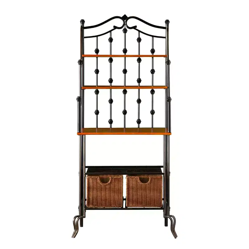 Saint Pierre Bakers Rack - Black/Brown - SEI