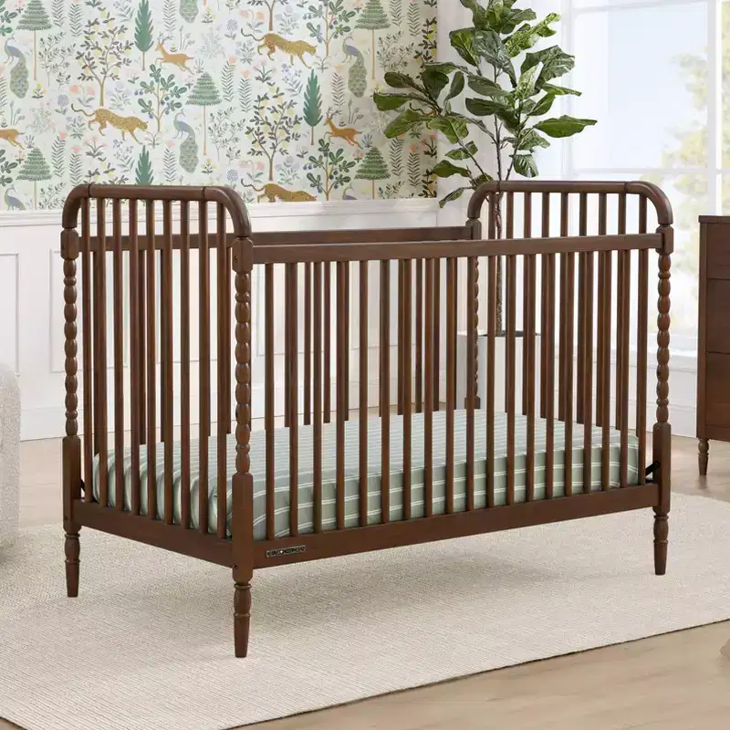 Wood 4-in-1 Convertible Baby Crib 55''W x 30.5''D x 41''H