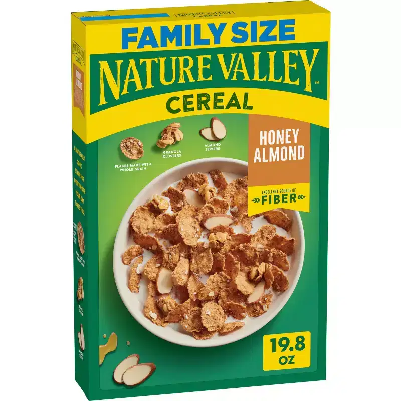 Nature Valley Honey Almond Family Size Breakfast Cereal - 19.8oz