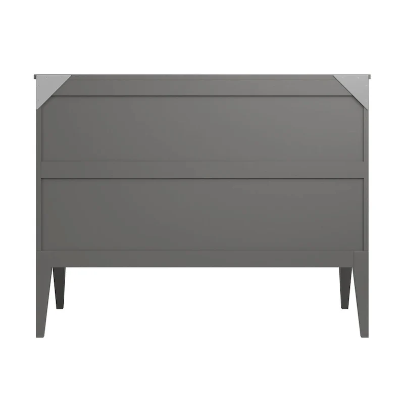 Grey Full Murphy Bed Desk with Built-in Workspace