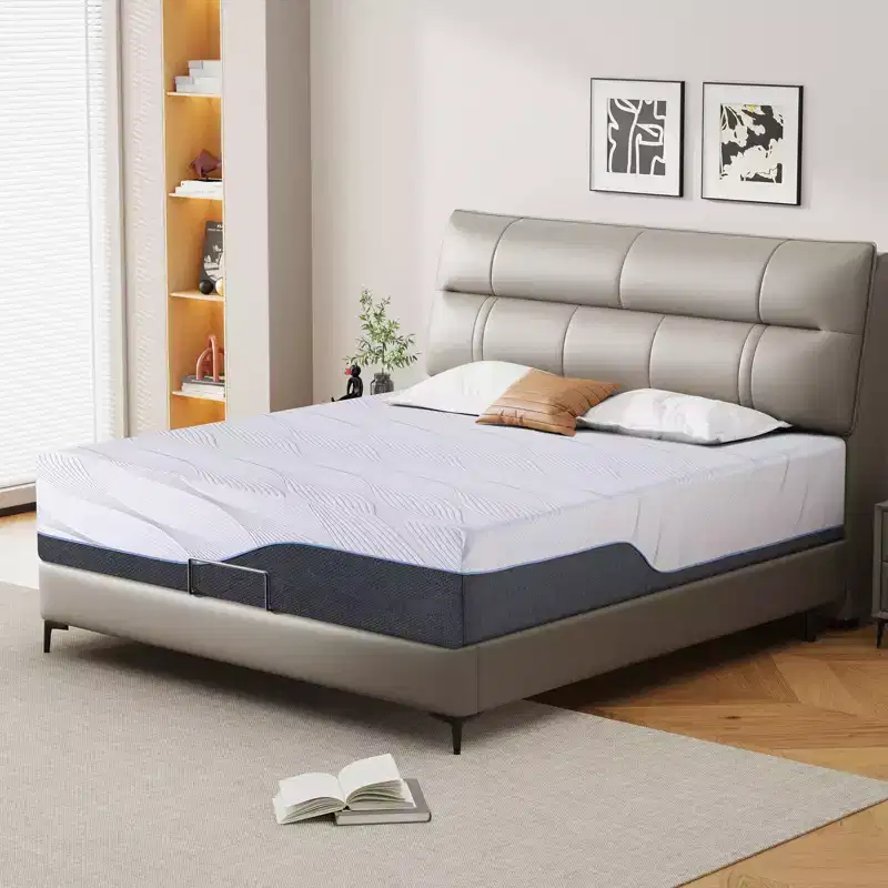 Dyonery Firm Memory Foam Mattress Twin XL Size Premier Cooling Green Tea/Gel Bed-Mattress