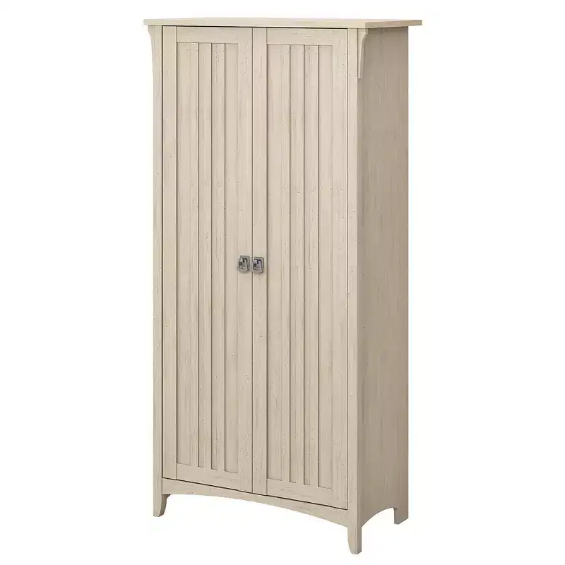 Tall Storage Cabinet with Doors 5-Shelf Mission Style