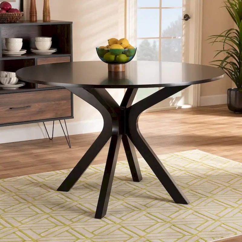 Modern and Contemporary 45-Inch-Wide Round Dining Table