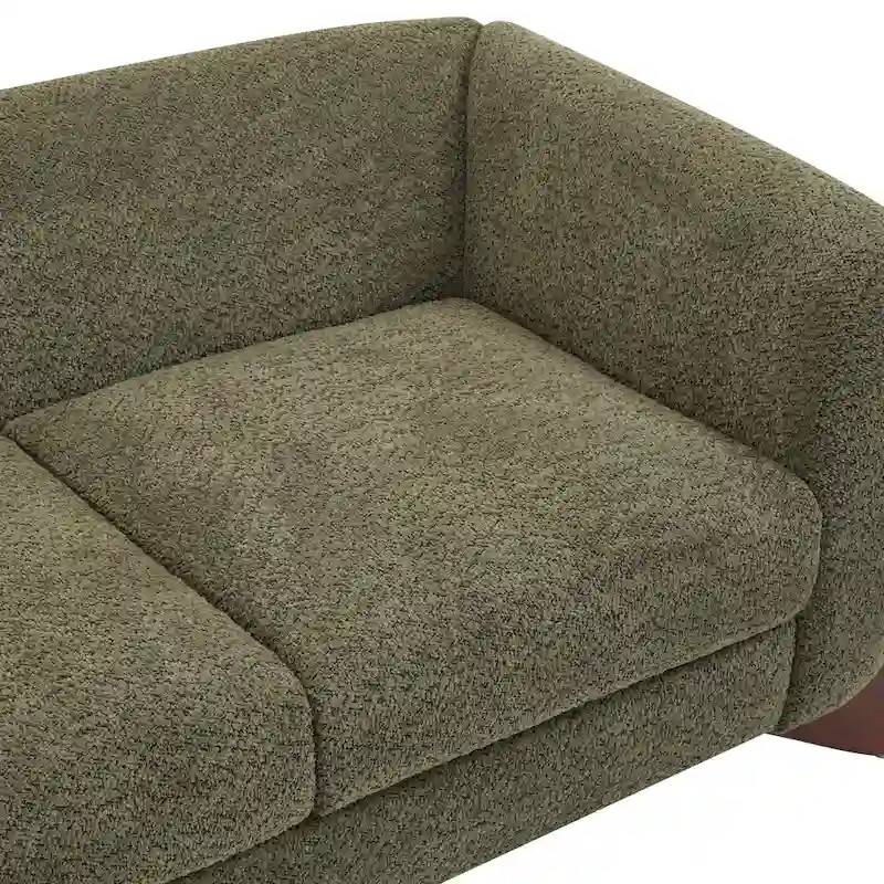 Alma Upholstered Boucle Loveseat by Christopher Knight Home