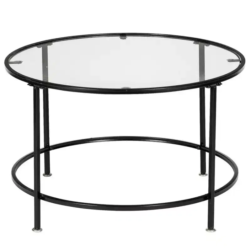 Raina Glass Top Coffee Table