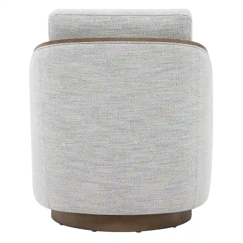 Skyler Modern Upholstered Living Room Swivel Bucket Accent Chair