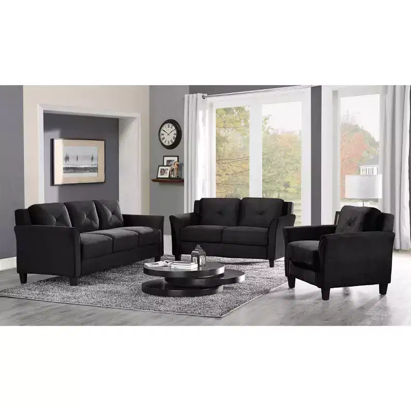 Harper Tufted Microfiber Chair - Lifestyle Solutions