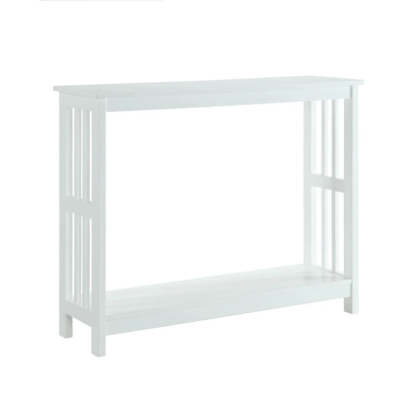 Mission Console Table with Shelf