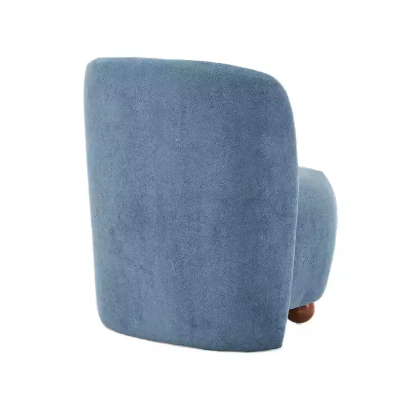 GDFStudio Samuel Modern Low-Back Armless Accent Chair, White