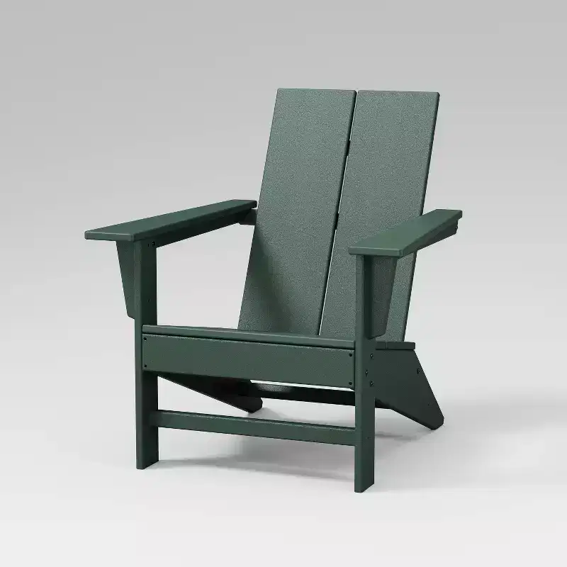 POLYWOOD Moore Outdoor Adirondack Patio Accent Chair Green