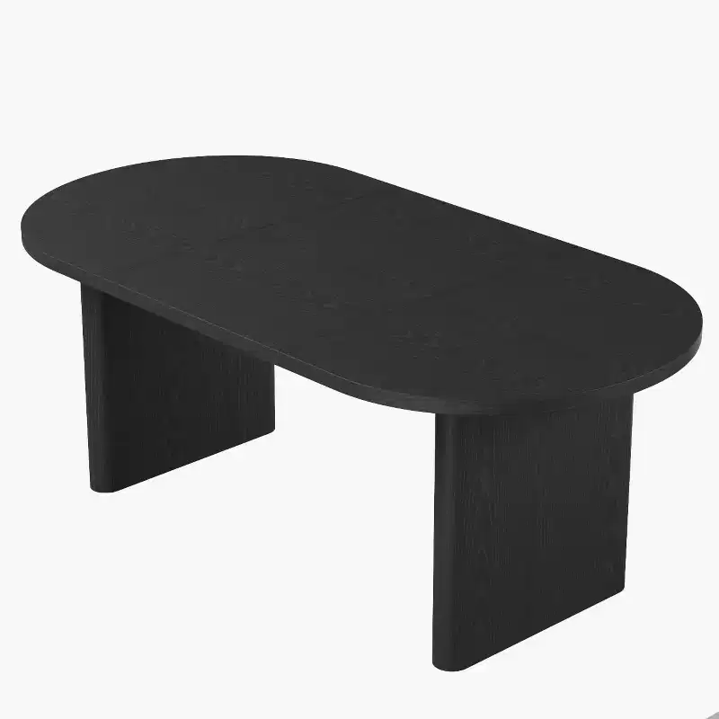 Large Multipurpose Dining Table & Office Desk, Thickened Wood Top, Seats 6-10, 70.9