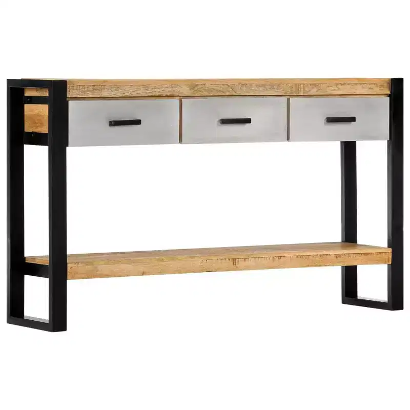 vidaXL Console Table 51.1x11.8x29.9 Solid Mango Wood