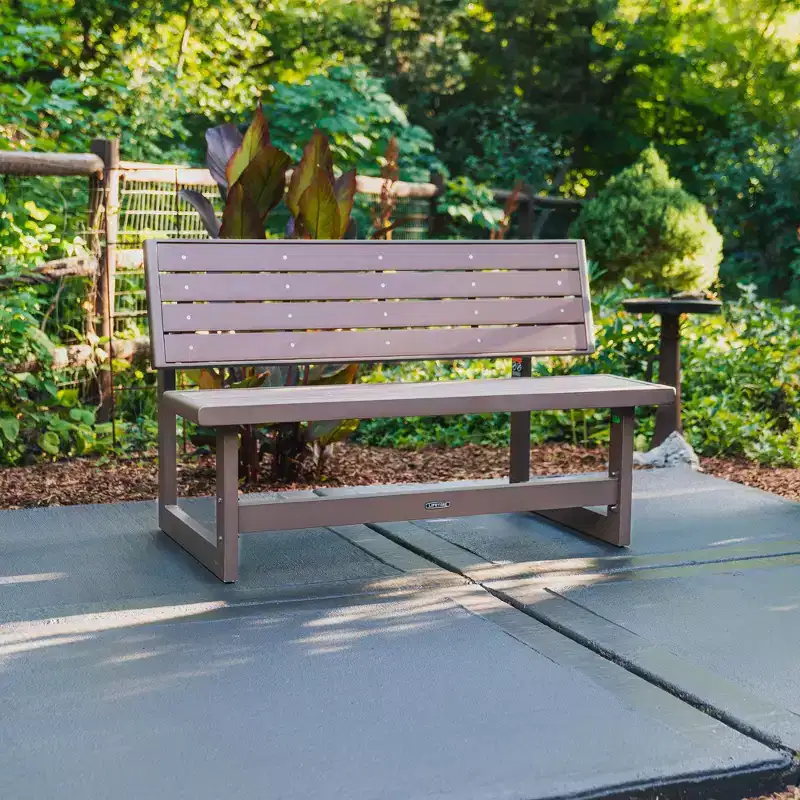 Lifetime Convertible Bench, Mocha Brown (60139)