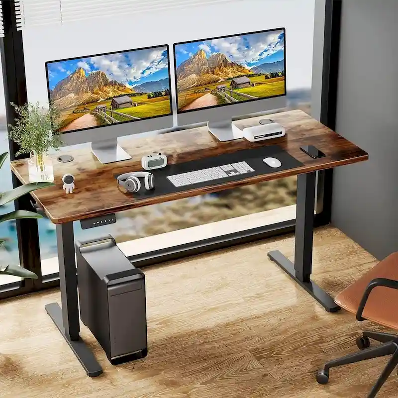 Height Adjustable Electric Standing Ergonomic Computer Desk