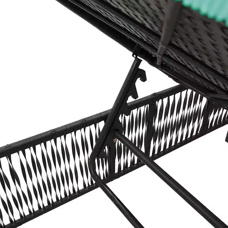 vidaXL Patio Sun Lounger PE rattan Large Multi-Position Backrest