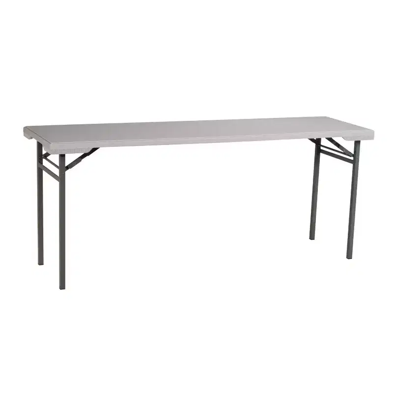 Resin Training Multi Purpose Table Light Gray - OSP Home Furnishings: Seminar, Indoor & Outdoor Use
