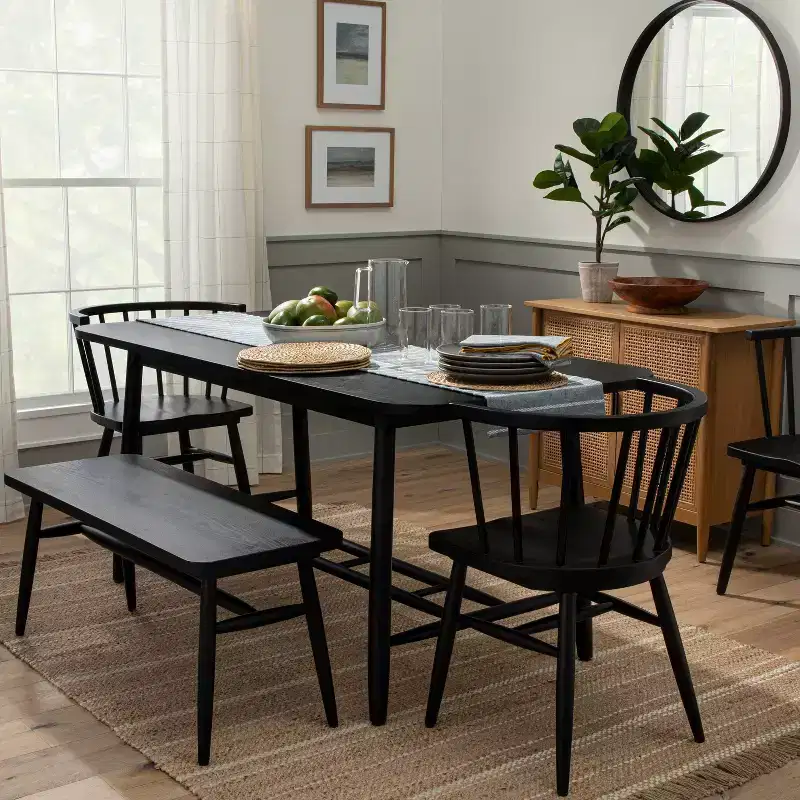 Shaker Wooden Dining Bench - Hearth & Hand with Magnolia