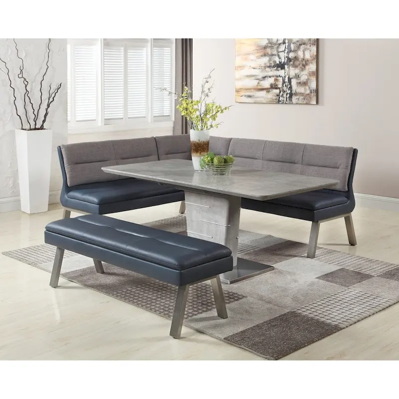 Janice Two-Tone Nook and Table Dining