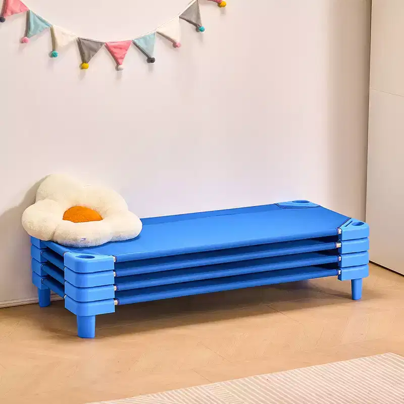 Stackable Kiddie Cot, Portable Toddler Nap Cots, Standard Size 52 L x 23 W Daycare Cots for Kids, Preschool Classroom Daycare Beds