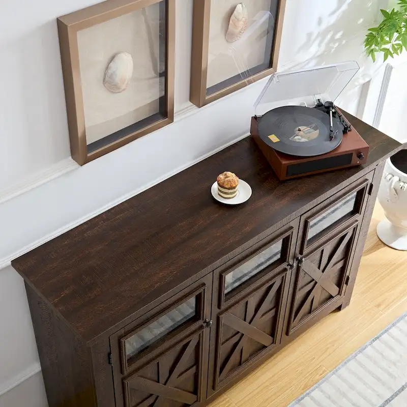 Farmhouse Buffet Sideboard Cabinet