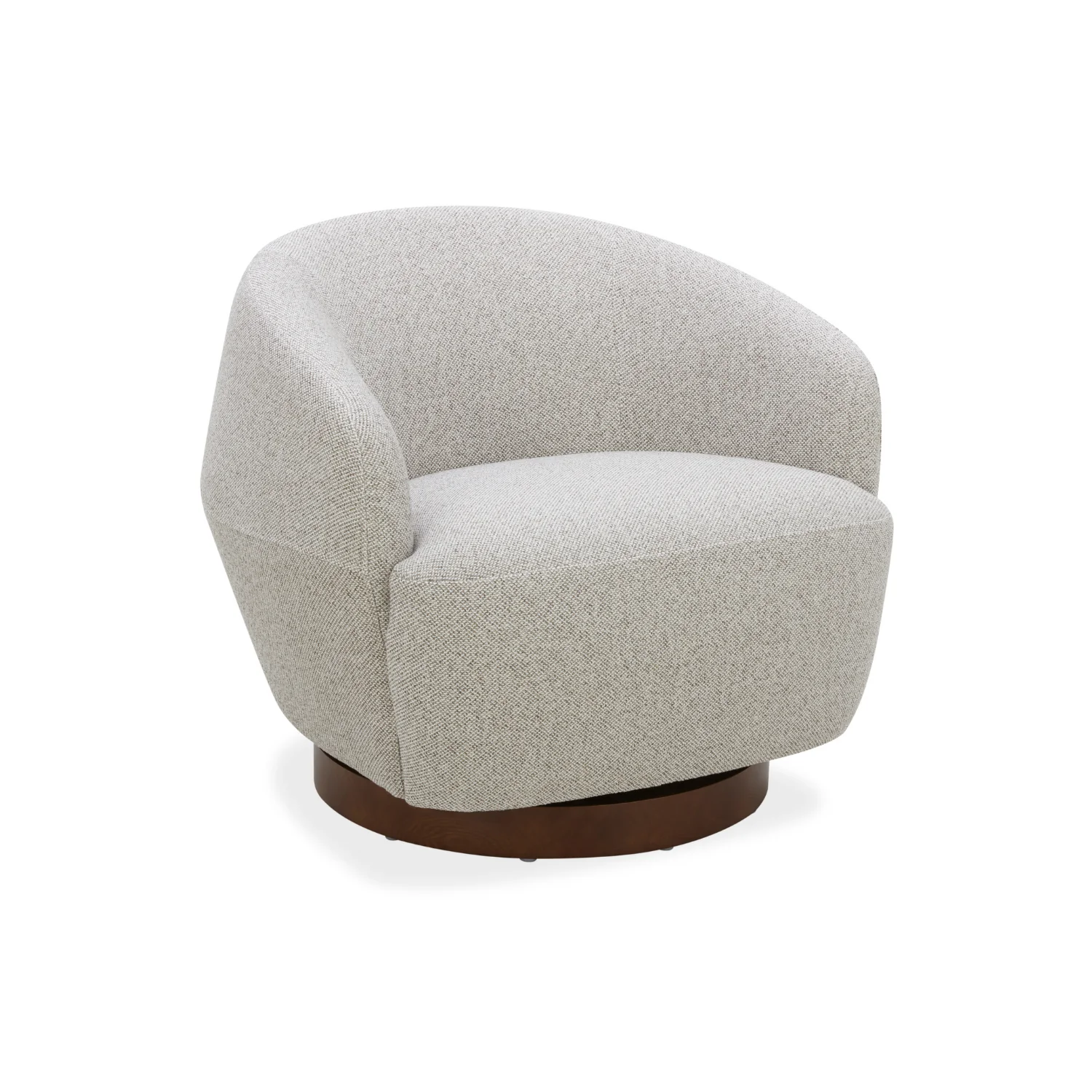Modern Lounge Chair with Sculptural, Woven - Living Room