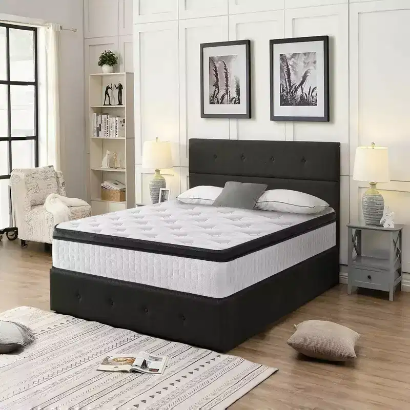 Memory Foam Pocket Coil Hybrid Mattress Queen 60