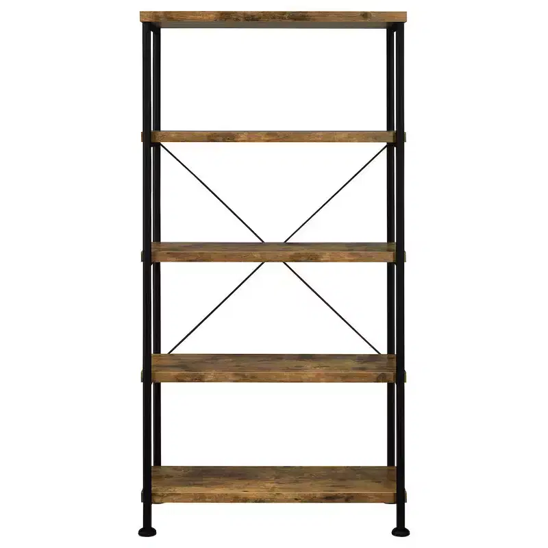 Coaster,Analiese 63-inch 4-shelf Bookshelf Rustic Nutmeg