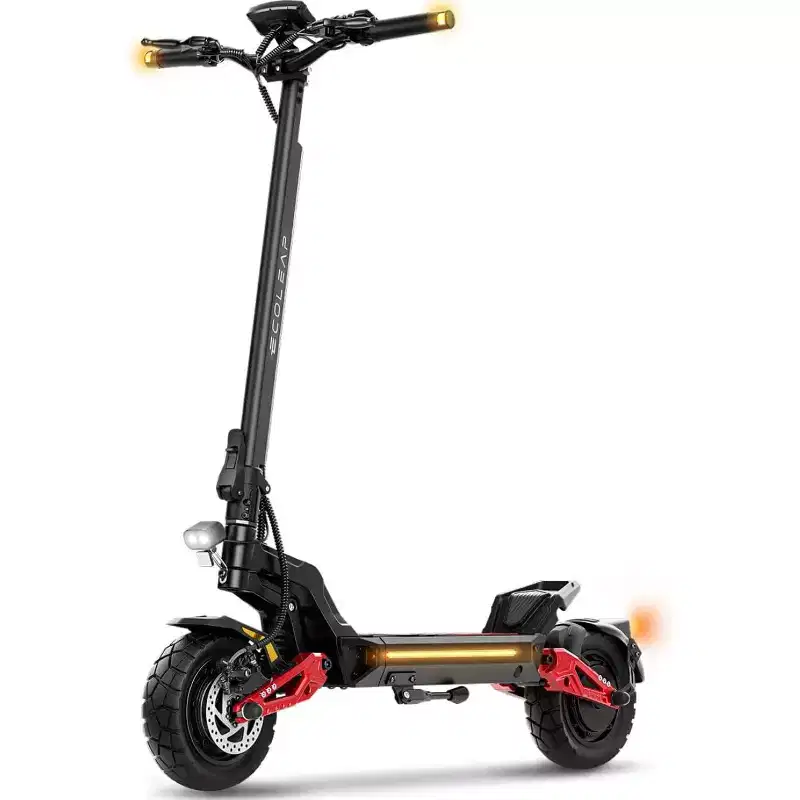 ECOLEAP L7 PRO Electric Scooter for Adults, 4000W Peak Dual Motor, 43.5MPH, 75Mile Range, Dual Suspension, Front & Rear Disc Brakes, UL
