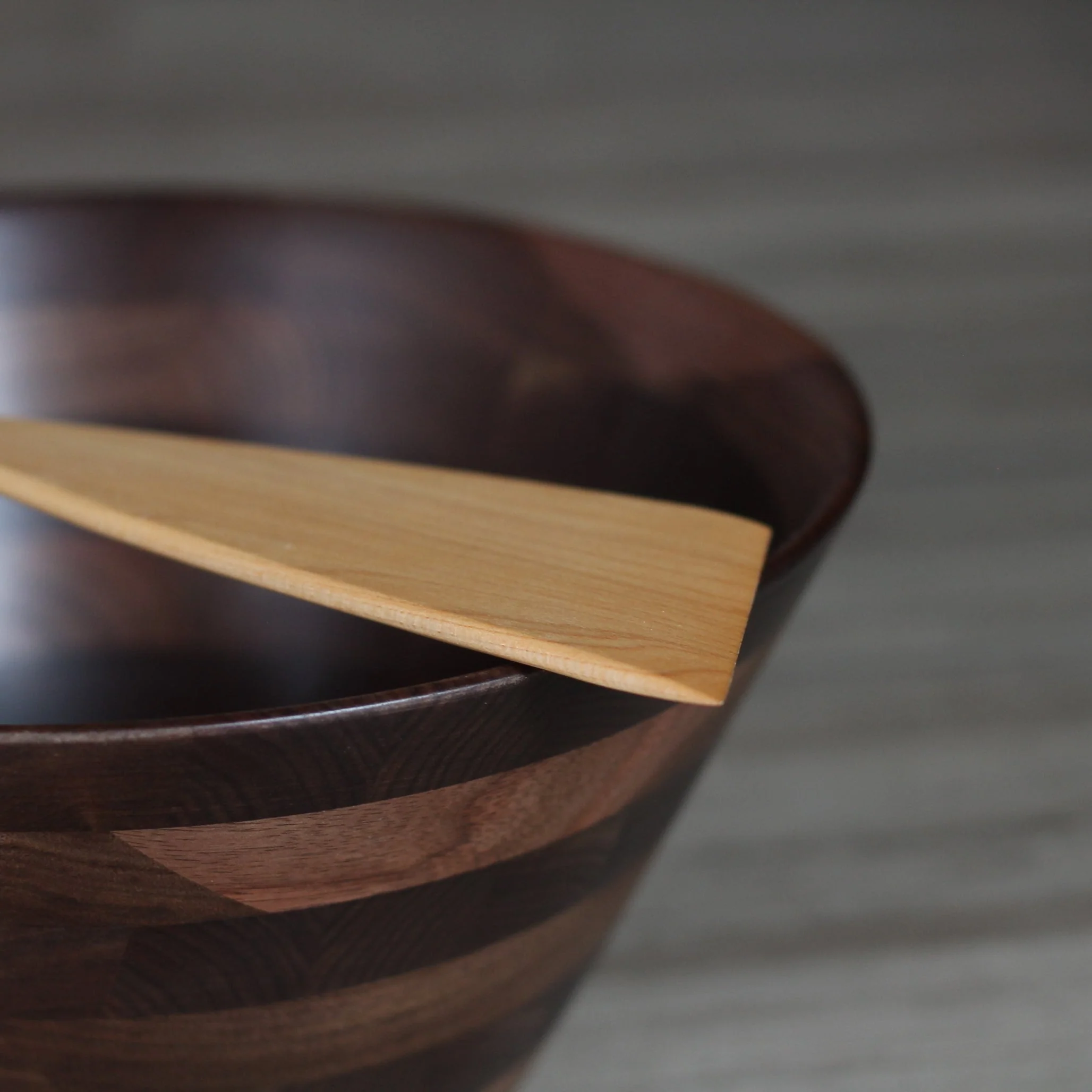 Handmade Wooden Thin Large Spatula
