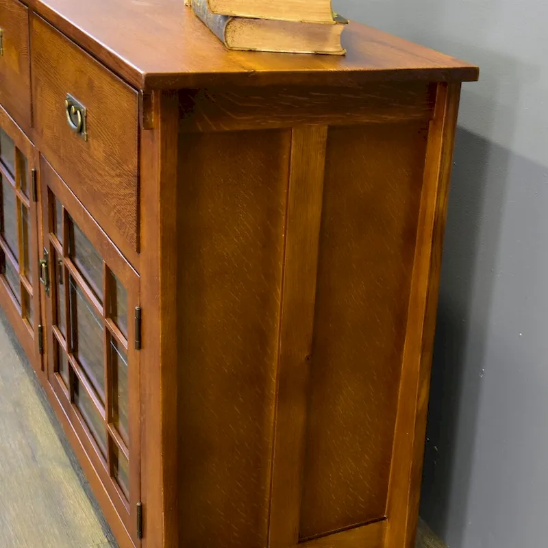 Craftsman Style Quarter Sawn Oak Sideboard - 72