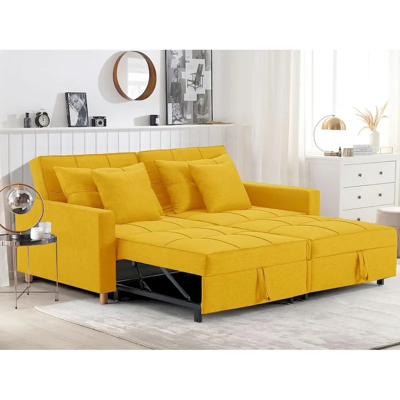 AECOJOY 3-in-1 Sofa Bed Double Sleeper Chair Bed