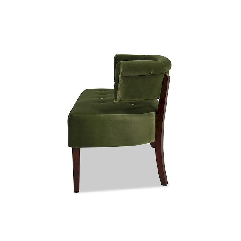 Jared 51 Modern Recessed Arm Tufted Bench Settee